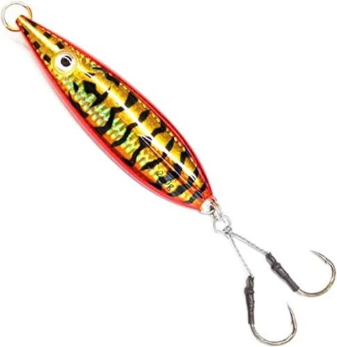Vista 7 de Calissa Offshore Tackle Plantilla de caída rápida 80g 150g 250g 68kg Ganchos de asistencia 3/0 Mariposa - Plantilla de velocidad vertical de paso