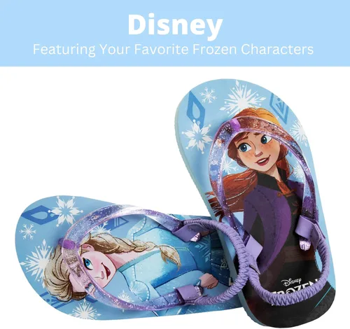 Vista 2 de Disney Sandalias de personajes para niñas y niños, zapatos de agua para niños, Minnie Mouse, Mickey Moana, Toy Story, Elsa, Frozen Cars, Encanto