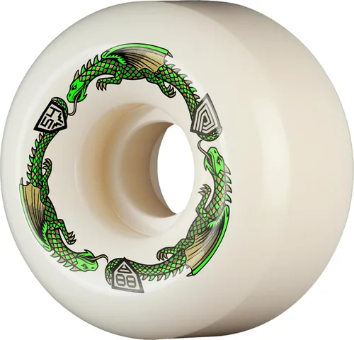 Vista 51 de Ruedas de patineta Powell Peralta Dragon Formula 88A, A2, 54mm x 39mm