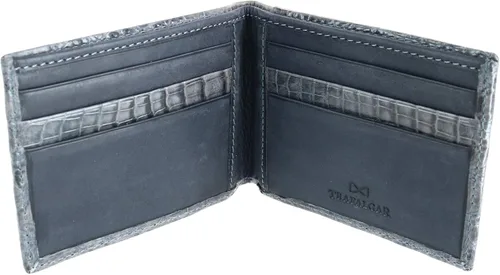 Vista 3 de Trafalgar Cartera biplegable de cocodrilo