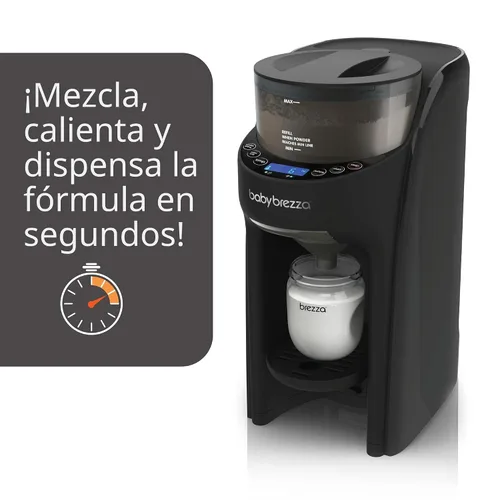 Vista 3 de Baby Brezza Formula Pro Advanced WiFi - Máquina dispensadora de fórmula, mezcla automáticamente un biberón de fórmula caliente al instante, prepara