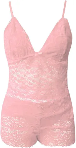 Vista 5 de Conjunto de pijama para mujer, conjunto de pijama floral de 2 piezas, conjunto de camisola de descanso