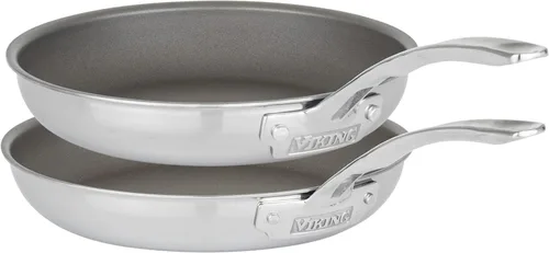 Vista 10 de Viking PureGlide Pro - Sartén antiadherente de 3 capas, fabricada sin PFAS, utensilios de cocina de inducción de 8 pulgadas, superficie