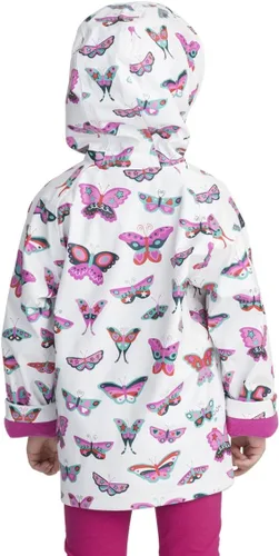 Vista 3 de Hatley Chaqueta de lluvia estampada con botones para niña