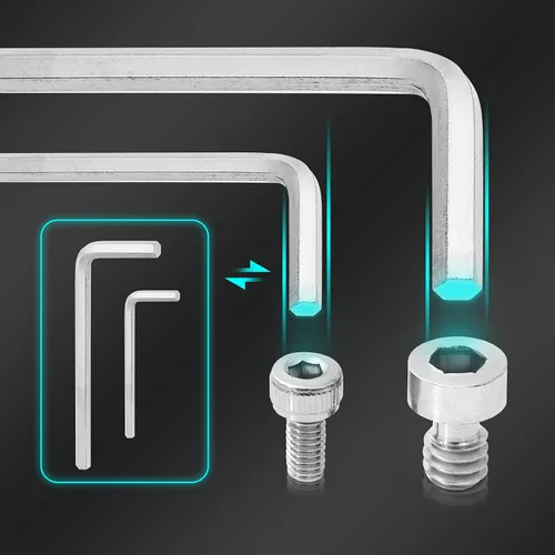 Vista 8 de Divisor de grifo de alimentación OLED P-Tap D-Tap de metal OLED con pantalla de voltaje y vatios, aleación de aluminio con roscas de tornillo