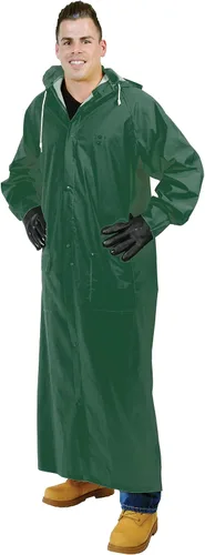 Vista 3 de Galeton 12560 Repel Rainwear - Capa para lluvia de PVC de 60 pulgadas, 0.35 mm Negro