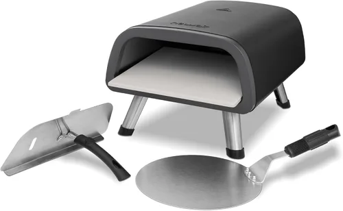 Vista 21 de Newair Horno eléctrico portátil de pizza de 12 pulgadas Máquina de pizza de encimera de 900 °F para uso en interiores y exteriores Elementos