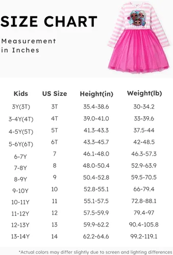 Vista 6 de L.O.L. Surprise! Vestidos de malla tutú para niñas con mariposa y purpurina para fiesta, vestido de tul de manga larga, regalo de cumpleaños
