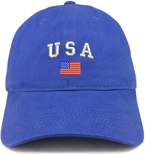Vista 10 de Gorra patriótica bordada con bandera estadounidense y Estados Unidos Negro