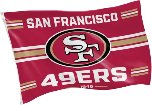 Vista 45 de Bandera de casa al aire libre duradera de 3 x 5 pies de los Arizona Cardinals de la NFL con ojales Bandera y cartel del equipo deportivo Bandera