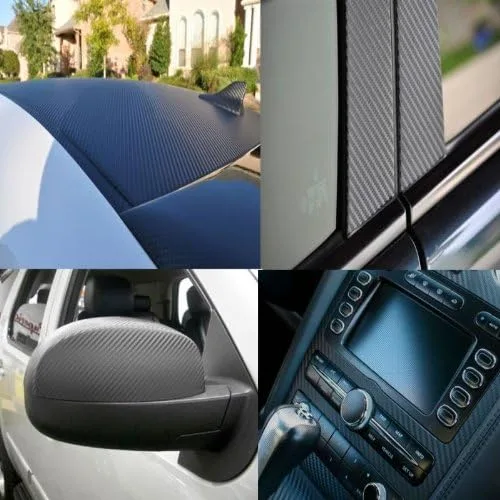 Vista 6 de 1987 – 1994 Jaguar XJ6 XJ-6 XJ 6 de fibra de carbono vinilo Hoja/Película (60" x 60") 5 ft x 5 ft 1988 1989 1990 1991 1992 1993 87 88 89 90 91 92 93