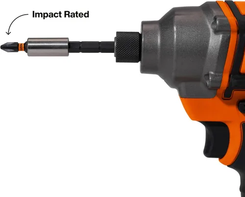 Vista 13 de Klein Tools 32308 Destornillador de Stubby Multi-bit, Herramienta magnética ajustable con 8 en 1 de impacto con Phillips, ranurado, cuadrado