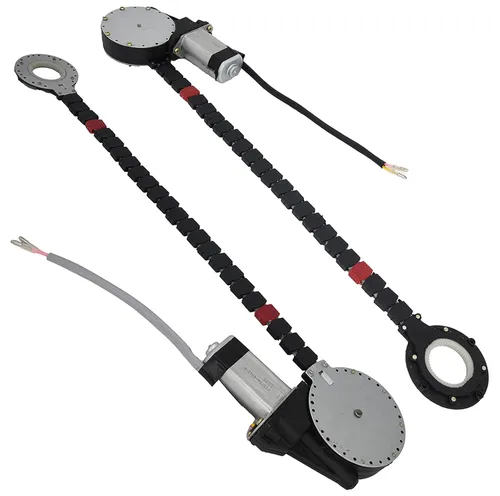 Vista 2 de Kit universal de ventana eléctrica, kit de conversión de ventana eléctrica incluye 2 motores, 2 interruptores, 3 arnés y accesorios de instalación