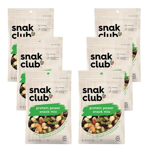 Vista 5 de Snak Club Asian Style Snack Mix, 6.75 onzas (paquete de 6)