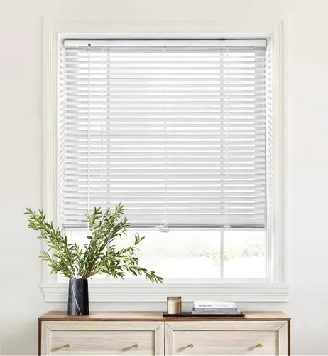 Vista 8 de LazBlinds Mini Persianas de Aluminio de 1", Sin Herramientas-Sin Taladro, Persianas Sin Cordón para Ventanas Interiores, Persianas Horizontales
