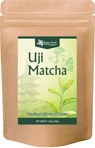 Vista 8 de [Granja Onkatsu] Serie Uji Matcha - Grado premium y ceremonial - Té japonés hecho en Japón - Etiqueta inglesa (grado ceremonial Uji)