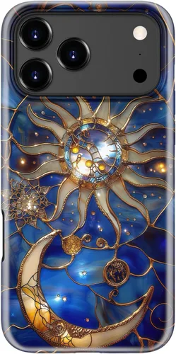 Vista 108 de LUMARKE Funda para iPhone 14/iPhone 13, lindo Y2K floral, carga inalámbrica Mosaico Tortuga Shell