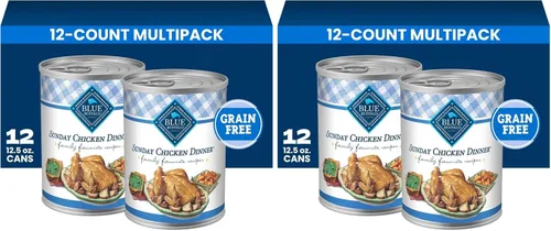 Vista 14 de Blue Buffalo Family Favorites - Alimento húmedo para perros adultos, hecho con ingredientes naturales, pastel de pastor, lata de 12.5 onzas