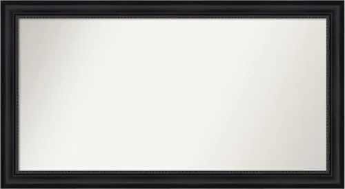 Vista 122 de Amanti Art Espejo personalizado, espejo de baño negro Astor, espejo de pared o espejo de tocador de baño sobre el fregadero (25 x 25 pulgadas)