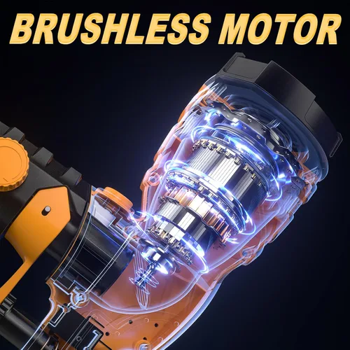 Vista 4 de Pulverizador de pintura inalámbrico de 350 W para batería Dewalt de 20 V, pistola de pulverización HVLP con motor sin escobillas y 4 boquillas