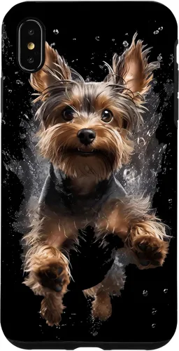 Vista 11 de Funda submarina para iPhone 16 Yorkshire Terrier buceo para perros
