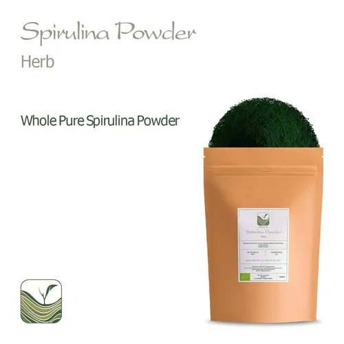 Vista 4 de Valley of Tea Algas en polvo de espirulina - polvo de espirulina espirulina espirulina Spirulina Spirule Spirulena Spinella polvo Spirulina