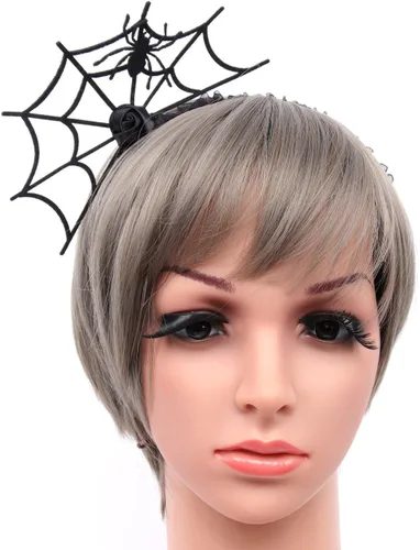 Vista 2 de Love Sweety - Diadema de Halloween, araña, fantasma, calabaza, pelo aro, cosplay, diablo
