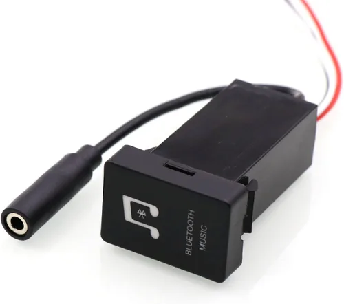 Vista 3 de Timloon Módulo adaptador de música Bluetooth para coche, instalación de panel de salida AUX, uso para Toyota, Camry, Corolla, Yaris, RAV4, Reiz