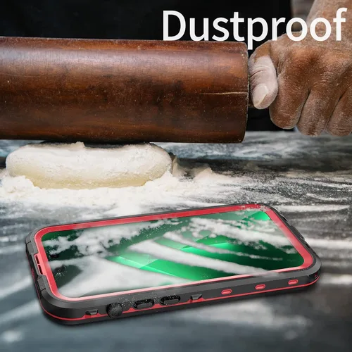 Vista 9 de Funda impermeable para iPhone 14 Pro Max, IP68 impermeable con protector de pantalla integrado, carcasa resistente y pesada para iPhone 14 Pro Max