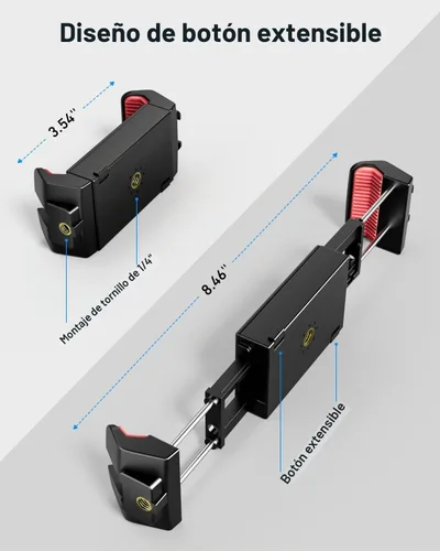 Vista 2 de KraftGeek Soporte para teléfono iPad para trípode, soporte para teléfono