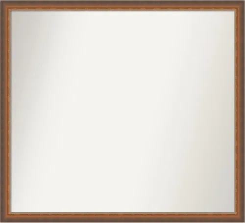 Vista 113 de Amanti Art Espejo de baño de bronce para sobre fregadero, 29 x 19 pulgadas, espejo rectangular de bronce antiguo, marco de madera tradicional