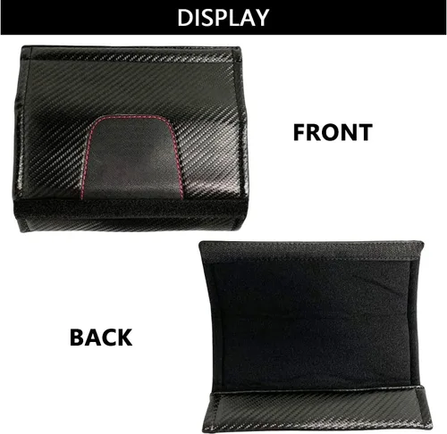 Vista 4 de Funda de cinturones de asiento para K 5 Optima 2016-2023 GT Line, cubierta de cuero para cinturón de asiento, protector de correa de hombro