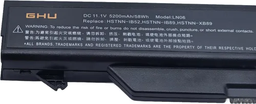 Vista 3 de GHU ProBook 4510s 4520s - Batería de repuesto para portátil HP ProBook 4515s 4710s, compatible con 513129-361 535753-001 572032-001 HSTNN-1B1D