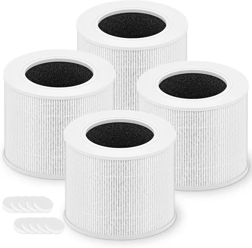 Vista 16 de Core Mini filtro de repuesto para purificador de aire LEVOIT Core Mini y Core Mini-P, filtro de alta eficiencia 3 en 1, Core Mini-RF-SR, 3 filtros