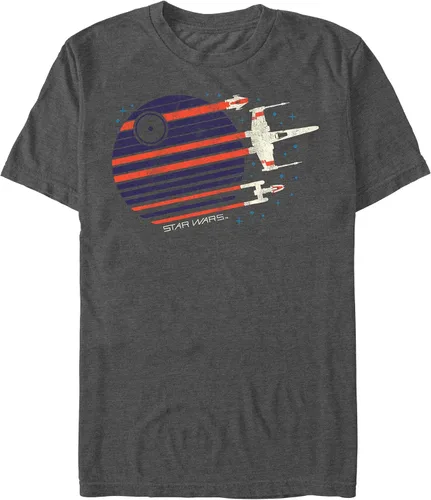 Vista 15 de Star Wars Rebel Flyby - Camiseta para hombre Gris asfalto