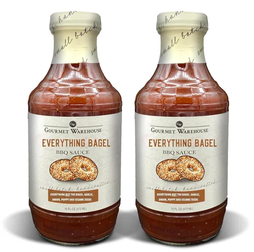 Vista 14 de Gourmet Warehouse Salsas para barbacoa, 16 onzas líquidas, paquete de 2 (barril de bourbon)