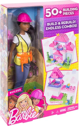 Vista 12 de Barbie Muñeca constructora y set de juego