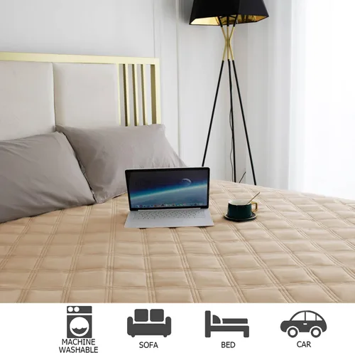 Vista 6 de Ameritex Funda impermeable para cama de perro, manta para mascotas con parte trasera antideslizante para muebles, cama, sofá