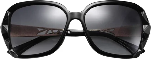 Vista 37 de FEISEDY - gafas de sol polarizadas para mujer, marco compuesto brillante B2289