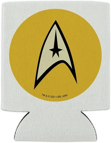 Vista 2 de GRAPHICS & MORE Star Trek Command Shield - Enfriador de latas – Funda aislante plegable para bebidas – Soporte aislado para bebidas
