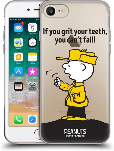 Vista 8 de Head Case Designs Funda de gel suave con licencia oficial de Peanuts Autumn Charlie Brown compatible con Apple iPhone 7 Plus/iPhone 8 Plus