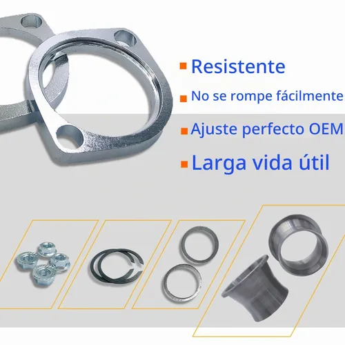 Vista 6 de Kit de brida de conos de par de escape para Harley Sportster Touring