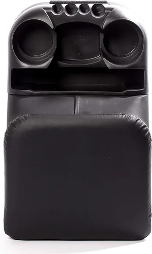 Vista 5 de TSI Products 30011 consola recogedora negra para asiento