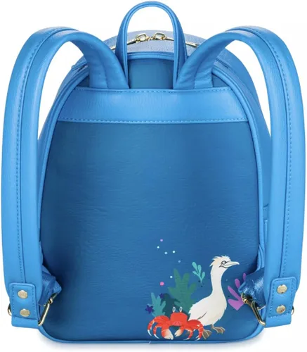 Vista 2 de Loungefly Disney Parks La Sirenita Mini Mochila - Película de Acción en Vivo