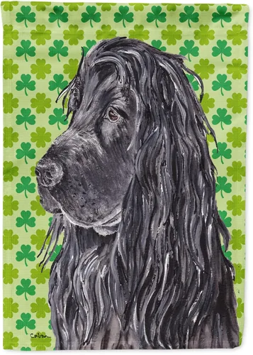 Vista 76 de Caroline's Treasures SS4442GF Affenpinscher Bandera de jardín con retrato de trébol del día de San Patricio para buzón, bandera decorativa