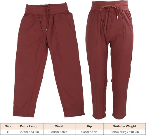 Vista 8 de Betued Sweatpants Women Casual Drawstring Jogging Pants Breathable Com, Running Pants fortable Fitness Sweatpants Drawstring