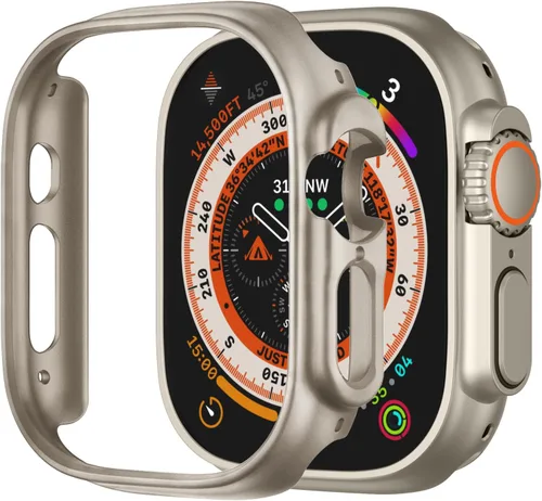 Vista 15 de Recoppa - Funda compatible con Apple Watch de 1 39⁄64 pulgadas (41 mm) Series 7 8 9, funda protectora de policarbonato duro ultradelgada a prueba
