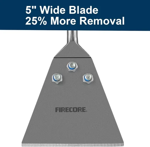 Vista 7 de Firecore Broca de cincel SDS Plus de 3 pulgadas, cincel doblado en ángulo con manivela para taladro martillo 42CrMo, raspador de piso SDS Plus