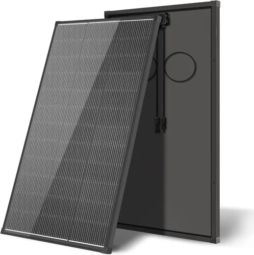 Vista 16 de Panel solar bifacial de 100 W, tipo N 12 V, 18 BB, 25 % de alta eficiencia A+ de celda monocristalina IP68, panel solar impermeable para caravana