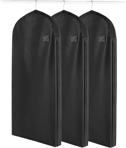 Vista 13 de Whitmor Bolsa de ropa de lujo para trajes, 38 pulgadas, refuerzo resistente